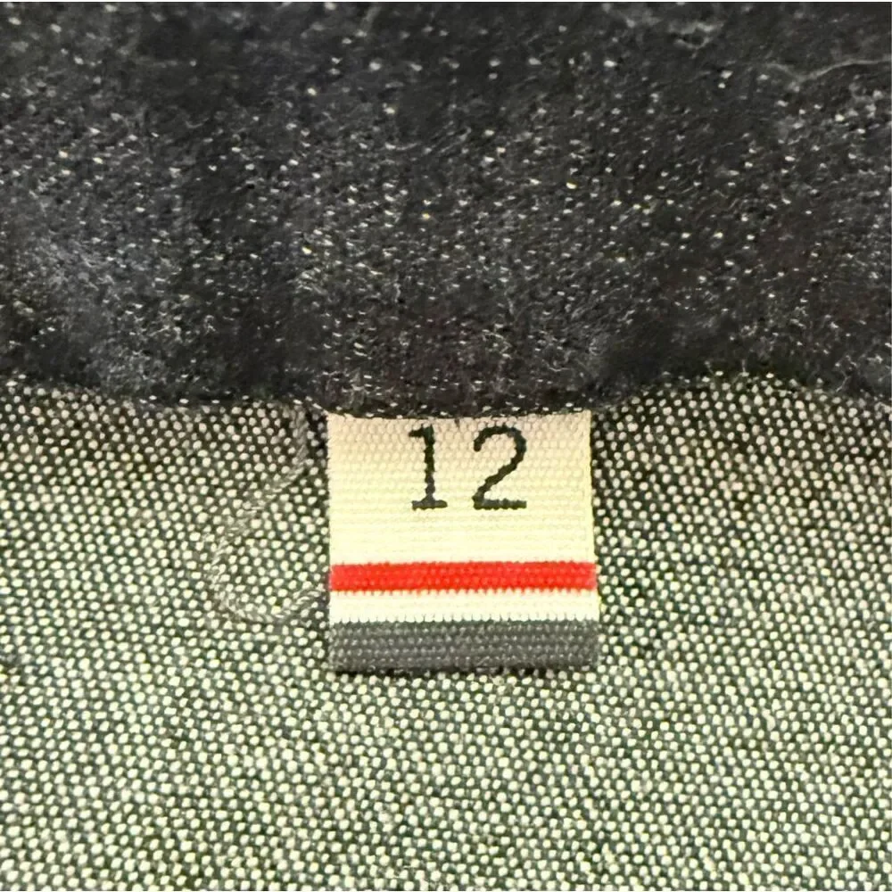 Tommy Hilfiger Classic Denim Skirt Stretch Knee Length Sz. 12